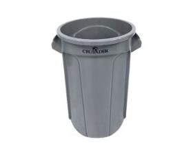 Crusader Round Trash Cans-HCTC10GRAY