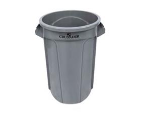 Crusader Round Trash Cans-HCTC55GRAY