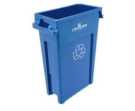 Crusader Thin Recycling Containers-HCTH23RBLUE