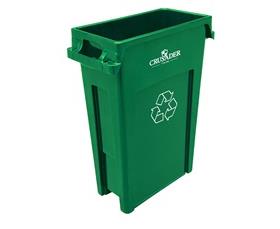 Crusader Thin Recycling Containers-HCTH23RGREEN