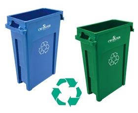 Crusader Thin Recycling Containers