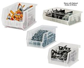 Clear-View Ultra Stack And Hang Bins