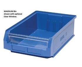 Magnum Series Giant Hopper Bin - Clear Windows-HWMS532