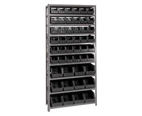 Giant Open Hopper Bin Storage System-HQSBU230240BK