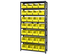 Giant Open Hopper Bin Storage System-HQSBU240Y