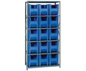 Shelving Units With Stackable Storage Bins-HQSBU600B