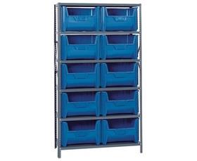 Shelving Units With Stackable Storage Bins-HQSBU700B