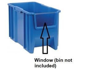 Giant Open Hopper Stackable Bins - HWGH600