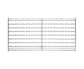 Wire Louvered Panels-HWLP1836C
