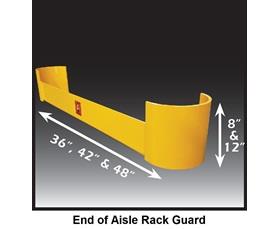 End Of Aisle Rack Guard-HRG48RC1/4"8