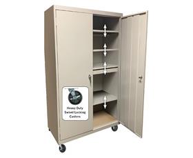 Steel Cabinets USA - Mobile Storage-HMAAH48662RB