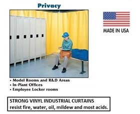 Industrial Curtain Systems/Standard - Privacy-H14726412GY