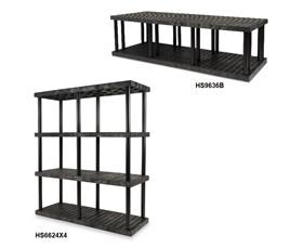 Dura-Shelf® Plastic Bulk Shelving-HS9636X4