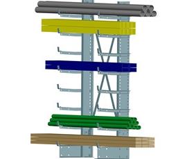 Minitree® Light Duty Cantilever Racks - HMT251CD36