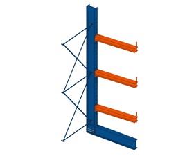 Space Plus USA Cantilever Racking Single Side Units-HCRSAO192X48X60S