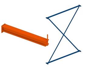 Space Plus USA Cantilever Racking Individual Elements-HCRSHKITBRACE
