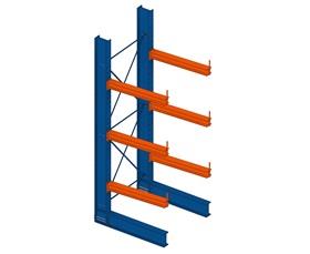 Space Plus USA Cantilever Racking Single Side Units-HCRSSU144X60X60S