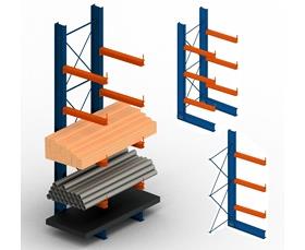 Space Plus Usa Cantilever Racking Single Side Units