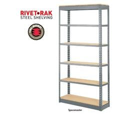 Rivet-Rak™ Steel Shelving - Spacemaster-HRVR8436366