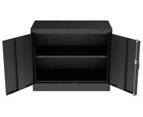 Tennsco Standard Counter & Desk High Cabinets-H1430BL