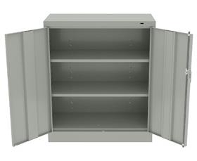 Tennsco Standard Counter & Desk High Cabinets-H1442LGY
