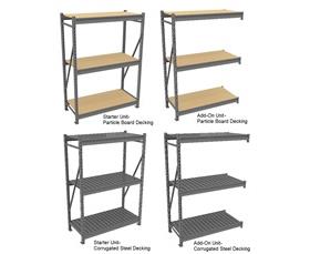 Tennsco Bulk Storage Racks