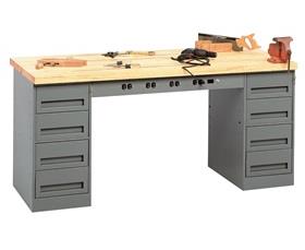 Electronic Workbenches With Modular Cabinets-HEMB13072M