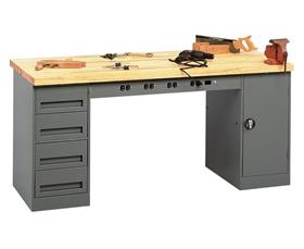 Electronic Workbenches With Modular Cabinets-HEMB23072M