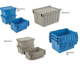 Attached Lid Totes