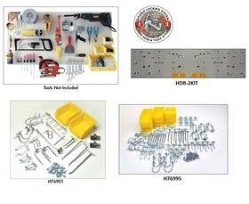 DuraBoard® Pegboards & DuraHook® Locking Pegboard Hooks-HTPB-2BR