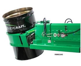 Powered Drum Forklift Attachment