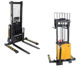 Adjustable Stacker With Power Lift And Power Traction Drive