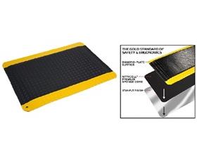 Diamond-Plate Spongecote With Stay-Put Finish Matting