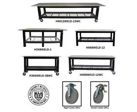 Heavy Welding Tables-H3X6WELD-38-WC