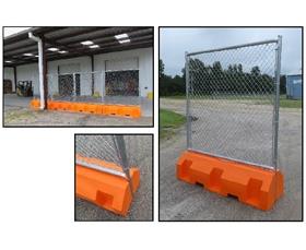 Plastic Security Fence Barricades-HTBF6B-ORANGE