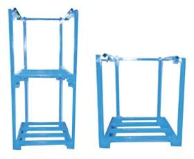 One Piece Portable Stacking Racks - HF484860-BLUE