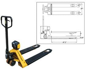 PWX Series Pallet Jack Scale-H35396