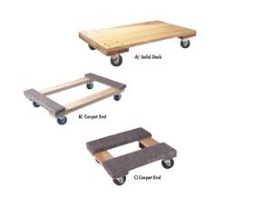 Wood Dollies-HED15-1830-3HR