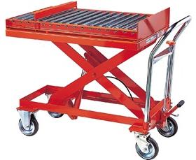 HLH Roller Conveyor Lift Carts - HHLH-S130R