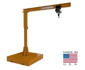 Portable Forkpocket Jib Crane-H350PJ-500-10-12