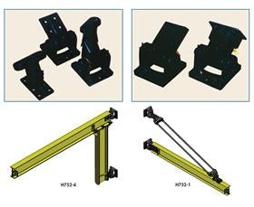 "Do-It-Yourself" Wall Or Column Bracket Kits-H752-4
