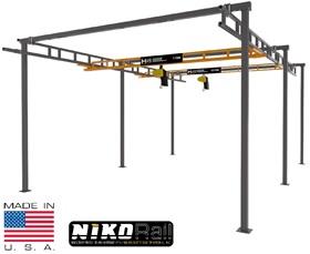 Niko Rail Workstation Crane System-H700-4000-12-20-28-25