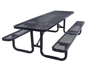 Expanded Metal Picnic Table-HT8XPSM-ADA