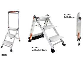 Little Giant® Jumbo Step Safety Stepladder-H11904
