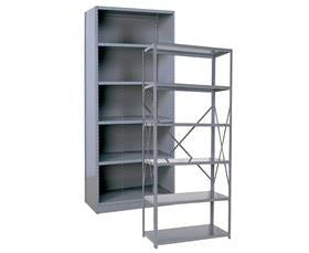 Beaded Post Industrial Clip Shelving - HDDJDP3055