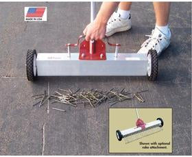 Multi-Surface Magnetic Rake On Wheels-H36"MSM