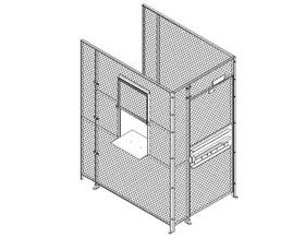 Driver/Warehouse Access Control Cages-HFL3DC040608