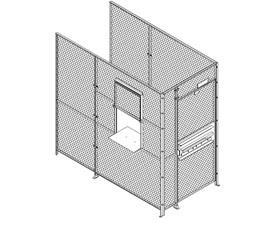 Driver/Warehouse Access Control Cages-HFL3DC040808