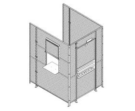 Driver/Warehouse Access Control Cages-HFL3DC050608