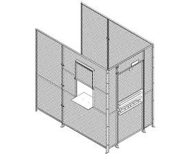 Driver/Warehouse Access Control Cages-HFL3DC050808